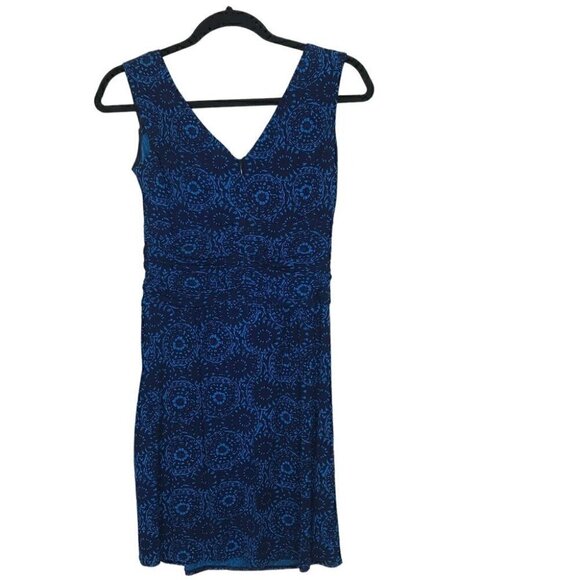 NANETTE Lepore Blue And Black Floral Print Dress Size 2 - Picture 5 of 7